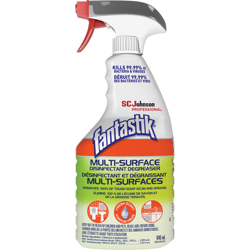 Fantastik&reg; Professional Multi-Surface Disinfectant & Degreaser, 946 ml, Trigger Bottle Pryde Industrial Inc.