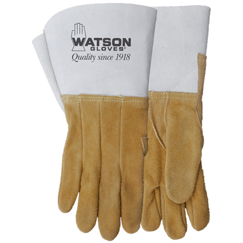 Gants de soudeur Buckweld, Cuir d'&eacute;lan refendu, Taille 8 Pryde Industrial Inc.