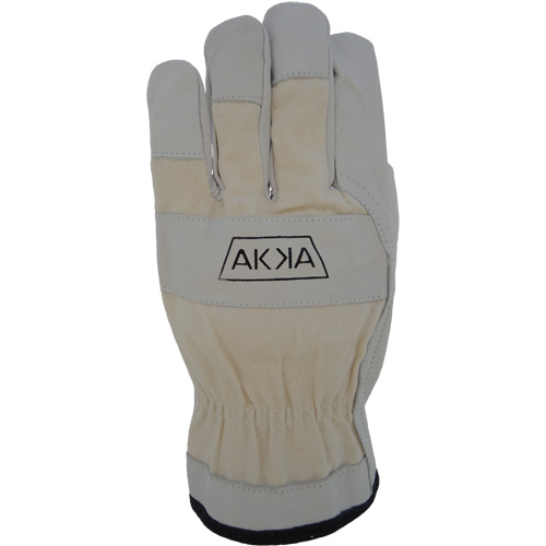 Gants de conducteur &agrave; dos en coton, Grand, Paume en Cuir fleur de ch&egrave;vre Pryde Industrial Inc.