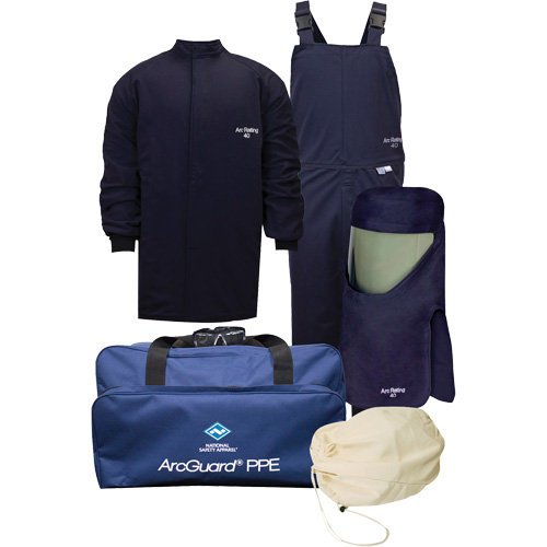 Arcguard Revolite XL Arc Flash Suit Kit with Lift Front Hood, 40 cal/cm² Pryde Industrial Inc.