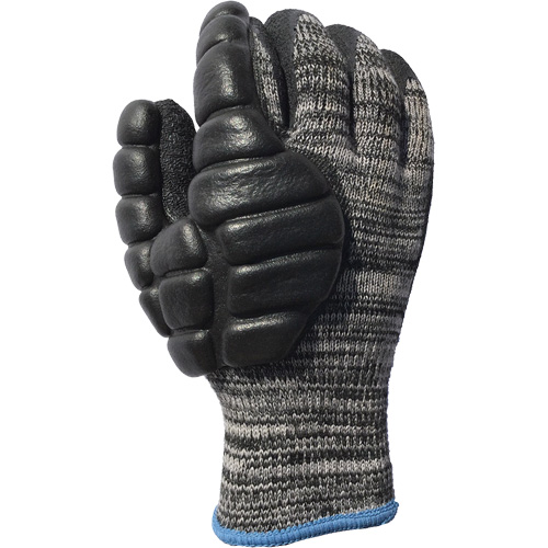 Gants antichocs enduits pour le martelage, 8/Moyen, Paume en Synth&eacute;tique, Poignet &eacute;lastique Pryde Industrial Inc.