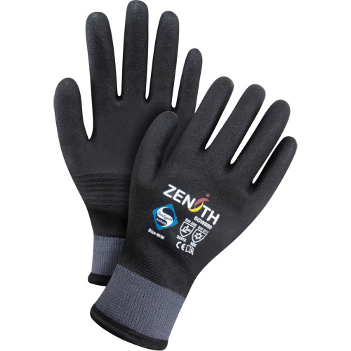 Gants enduits ZX-30° de premi&egrave;re qualit&eacute;, Moyen, R&ecirc;vetement Mousse de PVC, Calibre 15, Enveloppe en Nylon Pryde Industrial Inc.