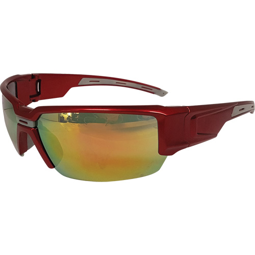 Hartley Safety Glasses, Red Lens, Meets/Exceeds CSA Z94.3 Pryde Industrial Inc.