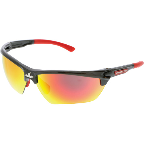 Dominator DM3 Series Safety Glasses, Orange Mirror Lens, Anti-Fog/Anti-Scratch, ANSI Z87+ Pryde Industrial Inc.