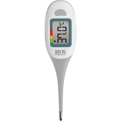 Thermom&egrave;tre &agrave; grand afficheur avec indicateur luminescent de fi&egrave;vre, Num&eacute;rique Pryde Industrial Inc.