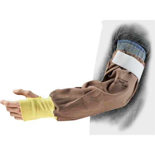 ActivArmr&reg; 59-406 Welding Sleeve, 22" L, Brown Pryde Industrial Inc.