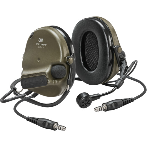 Peltor ComTac VI NIB Dual Lead Headset, Neckband Style, 22 dB Pryde Industrial Inc.