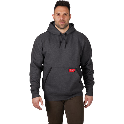 Heavy-Duty Pullover Hoodie, Men's, Small, Grey Pryde Industrial Inc.