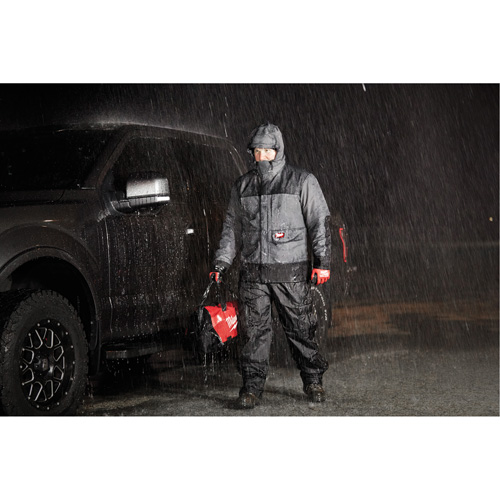 Hydrobreak Rainshell Jacket, Men's, 3X-Large, Grey Pryde Industrial Inc.