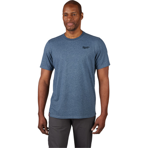 T-shirt de travail hybride, Hommes, Petit, Bleu Pryde Industrial Inc.