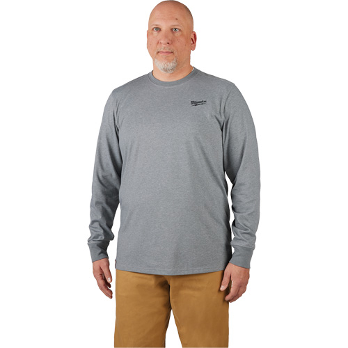 T-shirt de travail hybride, Hommes, Petit, Gris Pryde Industrial Inc.