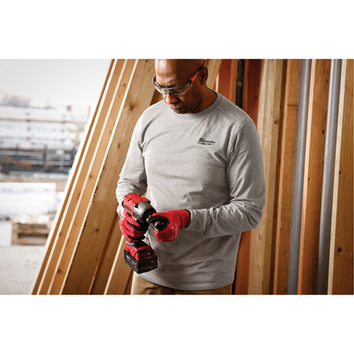 T-shirt de travail hybride, Hommes, Petit, Gris Pryde Industrial Inc.