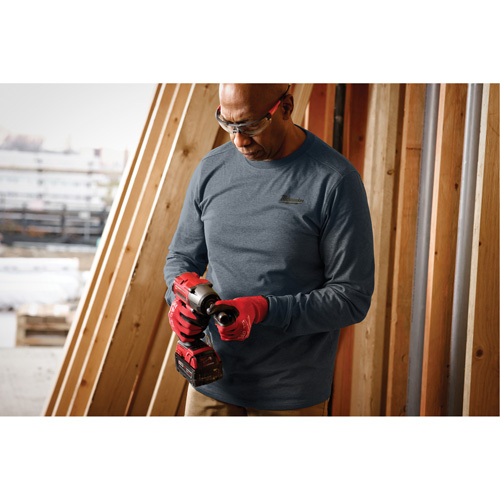 T-shirt de travail hybride, Hommes, Petit, Bleu Pryde Industrial Inc.