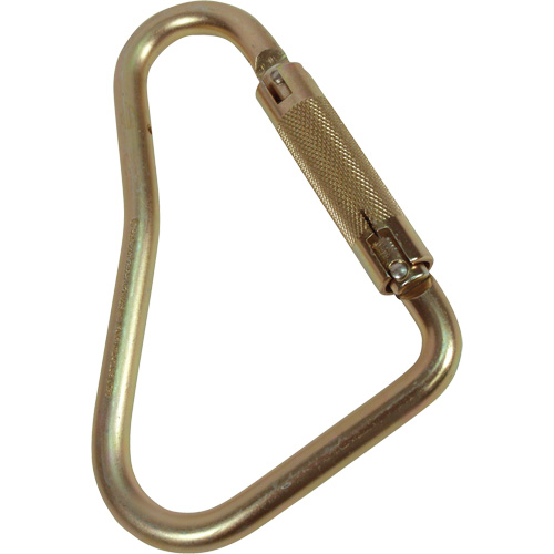 Offset D-Shaped Carabiner, Steel, 5000 lbs Capacity Pryde Industrial Inc.