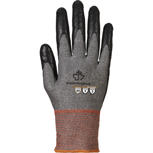 Coated Gloves, Size 5, 21 Gauge, Nitrile Coated, TenActiv Shell, ASTM ANSI Level A9 Pryde Industrial Inc.