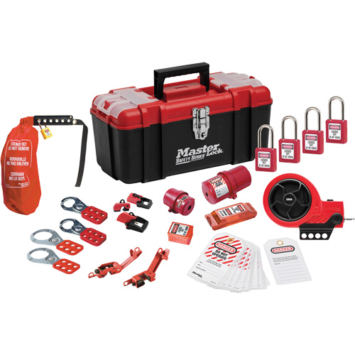 Premier Lockout Kit with Zenex Thermoplastic Locks, Electrical Kit, 21 Components Pryde Industrial Inc.