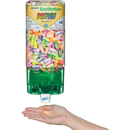 SparkPlugs Earplugs TouchFree EcoStation&reg; Dispenser Starter Kit Pryde Industrial Inc.