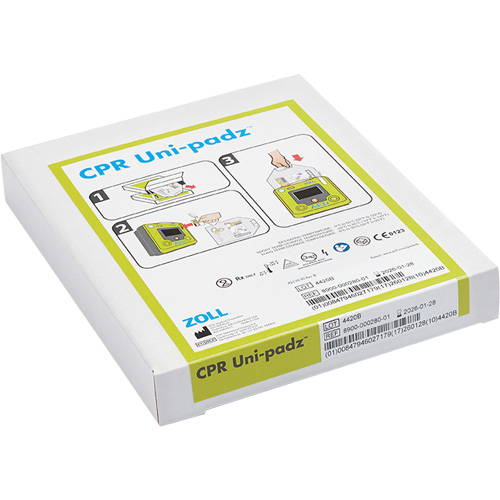 &eacute;lectrodes RCR pour adultes & enfants Uni-Padz, Zoll AED 3 Pour, Classe 4 Pryde Industrial Inc.