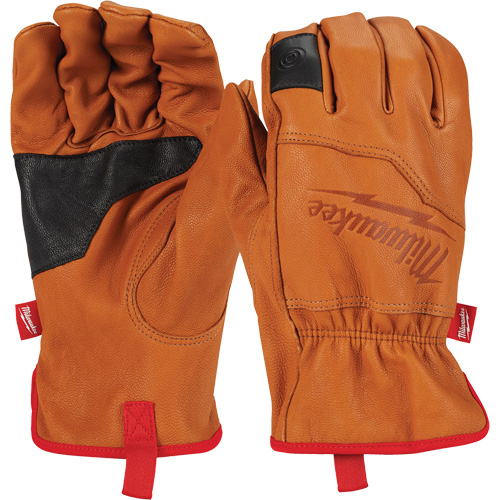 Leather Gloves, Small, Grain Goatskin Palm Pryde Industrial Inc.