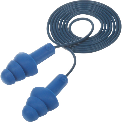 E-A-R Ultrafit Premolded Earplugs, Corded, One-Size, Bulk - Polybag, NRR 25 dB NRR dB Pryde Industrial Inc.