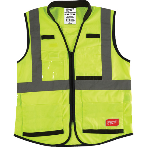 Veste de s&eacute;curit&eacute; haute performance, Jaune lime haute visibilit&eacute;, Grand/T-Grand Pryde Industrial Inc.
