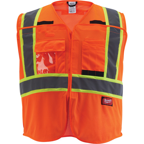 Flagman Safety Vest, High Visibility Orange, Medium/Small Pryde Industrial Inc.