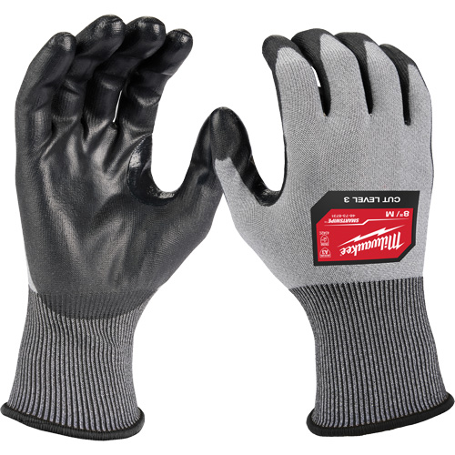 High Dexterity Gloves, Size X-Large, 18 Gauge, Polyurethane Coated, Polyethylene Shell, ANSI/ISEA 105 Level 4 Pryde Industrial Inc.