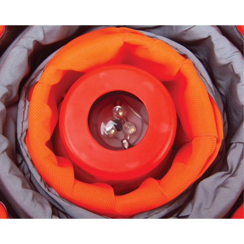 Collapsible Traffic Cone, 18" H, Orange Pryde Industrial Inc.