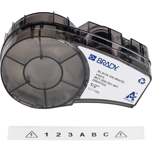 Repositionable Multi-Purpose Labels with Ribbon, Black Pryde Industrial Inc.