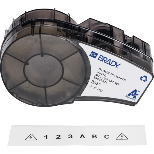 Repositionable Multi-Purpose Labels with Ribbon, Black Pryde Industrial Inc.
