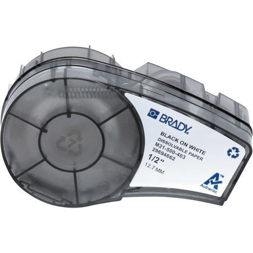 Water Soluble Labels with Ribbon, Black Pryde Industrial Inc.