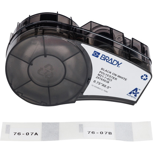 Harsh Environment Multi-Purpose Labels with Ribbon, Black Pryde Industrial Inc.