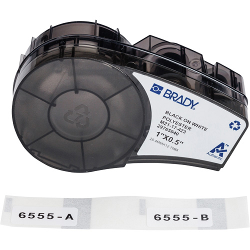 Harsh Environment Multi-Purpose Labels with Ribbon, Black Pryde Industrial Inc.