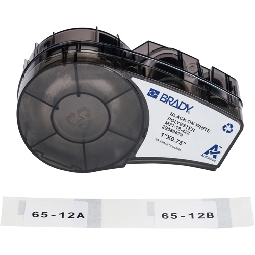 Harsh Environment Multi-Purpose Labels with Ribbon, Black Pryde Industrial Inc.