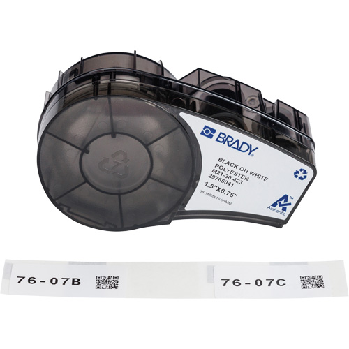 Harsh Environment Multi-Purpose Labels with Ribbon, Black Pryde Industrial Inc.
