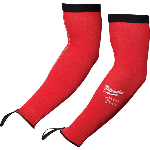 Manches de protection, Poly&eacute;thyl&egrave;ne, 16", ANSI/ISEA 105 niveau 3/EN 388 niveau 3/EN 388 niveau C, Rouge Pryde Industrial Inc.