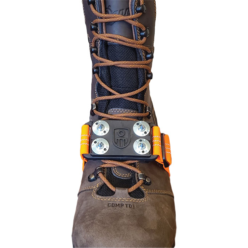 Midcleat&reg; Non-Sparking Ice Cleat, Carbon Steel, Stud Traction, One Size Pryde Industrial Inc.