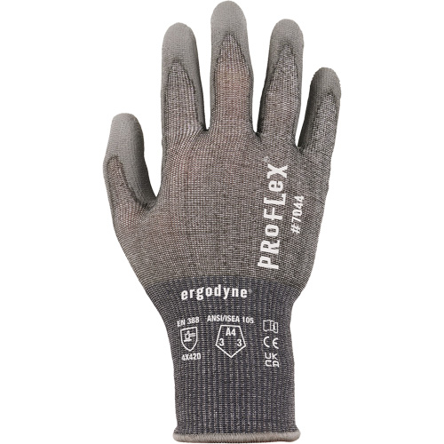 Gants r&eacute;sistant &agrave; la coupe Proflex 7025, Taille Petit, Calibre 18, Rev&ecirc;tement Polyur&eacute;thane, Enveloppe en Nylon/PEHP/Spandex, ASTM ANSI niveau A2/EN 388 niveau B Pryde Industrial Inc.