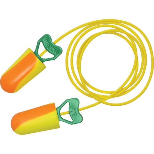 PinchFit BioSoft Biobased Earplugs, Bulk - Box, Corded Pryde Industrial Inc.