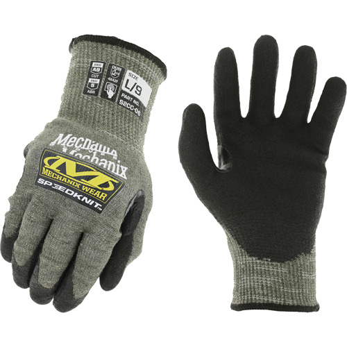 Gants de travail Speedknit, Taille 7, Calibre 13, Rev&ecirc;tement Ur&eacute;thane, Enveloppe en PEHP/Tungst&egrave;ne, ASTM ANSI niveau A9 Pryde Industrial Inc.