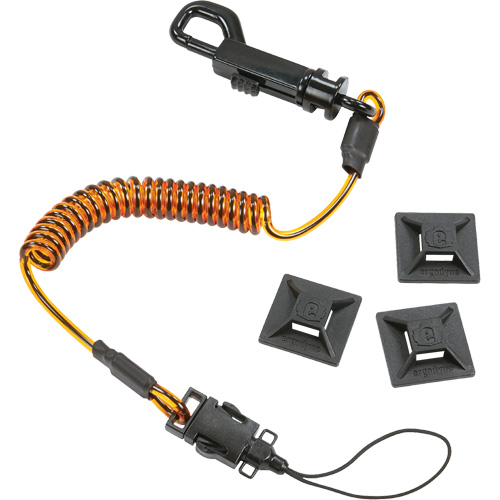 Squids 3151 Coil Lanyard Swivel Hook and Detachable Loop Pryde Industrial Inc.