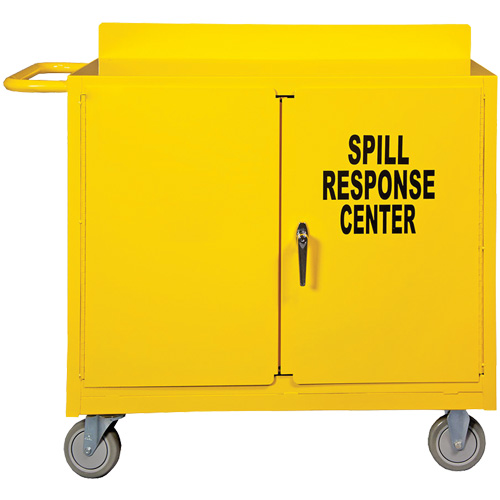 Spill Control Center Cart, 18" L x 38.375" W x 36" H Pryde Industrial Inc.