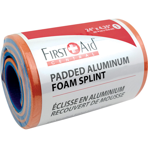 Splint, Multipurpose, Aluminum Foam Padded, 24", Non-Medical Pryde Industrial Inc.