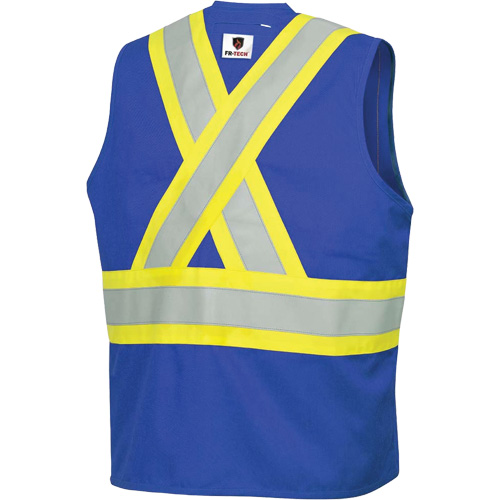 7730 Veste r&eacute;sistante aux arcs &eacute;lectriques FR-Tech, Petit, Bleu royal, 10 cal/cm² Pryde Industrial Inc.