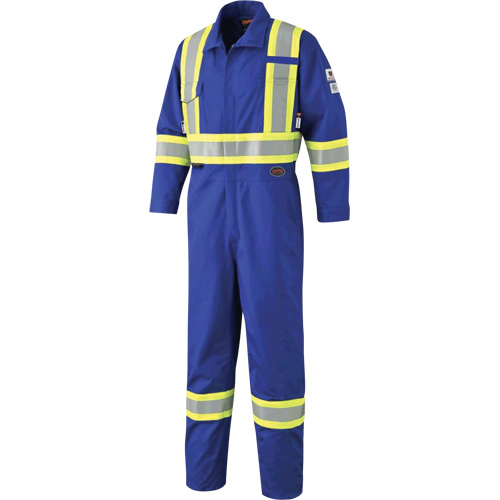 7704 Combinaison &agrave; haute visibilit&eacute; FR-Tech, Taille 42, Bleu royal, 10 cal/cm²/9,7 cal/cm² Pryde Industrial Inc.