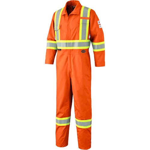 7702T Combinaison FR-Tech contre les arcs, Taille 40 (grand taille), Orange haute visibilit&eacute;, 10 cal/cm² Pryde Industrial Inc.