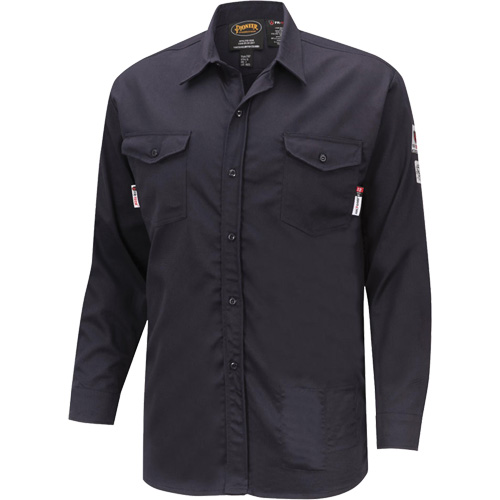 7742 Chemise de s&eacute;curit&eacute; ignifug&eacute;e FR-Tech, Petit, Bleu marin Pryde Industrial Inc.