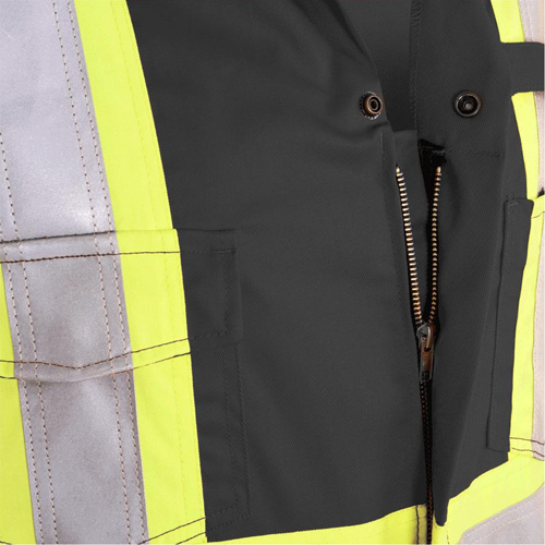 7702BKT FR-Tech&reg; Arc-Rated Coverall, Size 40 (Tall), Black, 10 cal/cm² Pryde Industrial Inc.