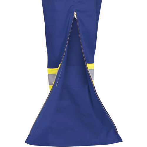7706 Combinaison ignifuge FR-Tech avec fermetures &agrave; glissi&egrave;re aux jambes, Taille 36, Bleu royal, 9,7 cal/cm² Pryde Industrial Inc.