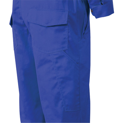 7706T Combinaison ignifuge FR-Tech avec fermetures &agrave; glissi&egrave;re aux jambes, Taille 40 (grand taille), Bleu royal, 9,7 cal/cm² Pryde Industrial Inc.
